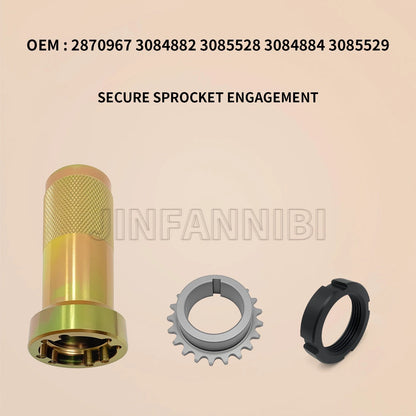 Crankshaft Nut Socket & Sprocket for Polaris Magnum Ranger Worker (400–500)