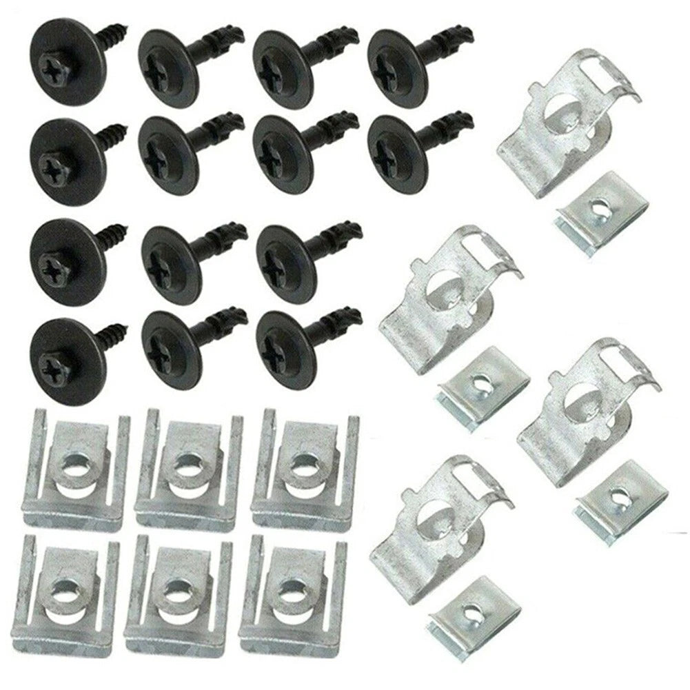 28 Clips for Engine Undertray Mounting for Audi A4 B8 A5 8T