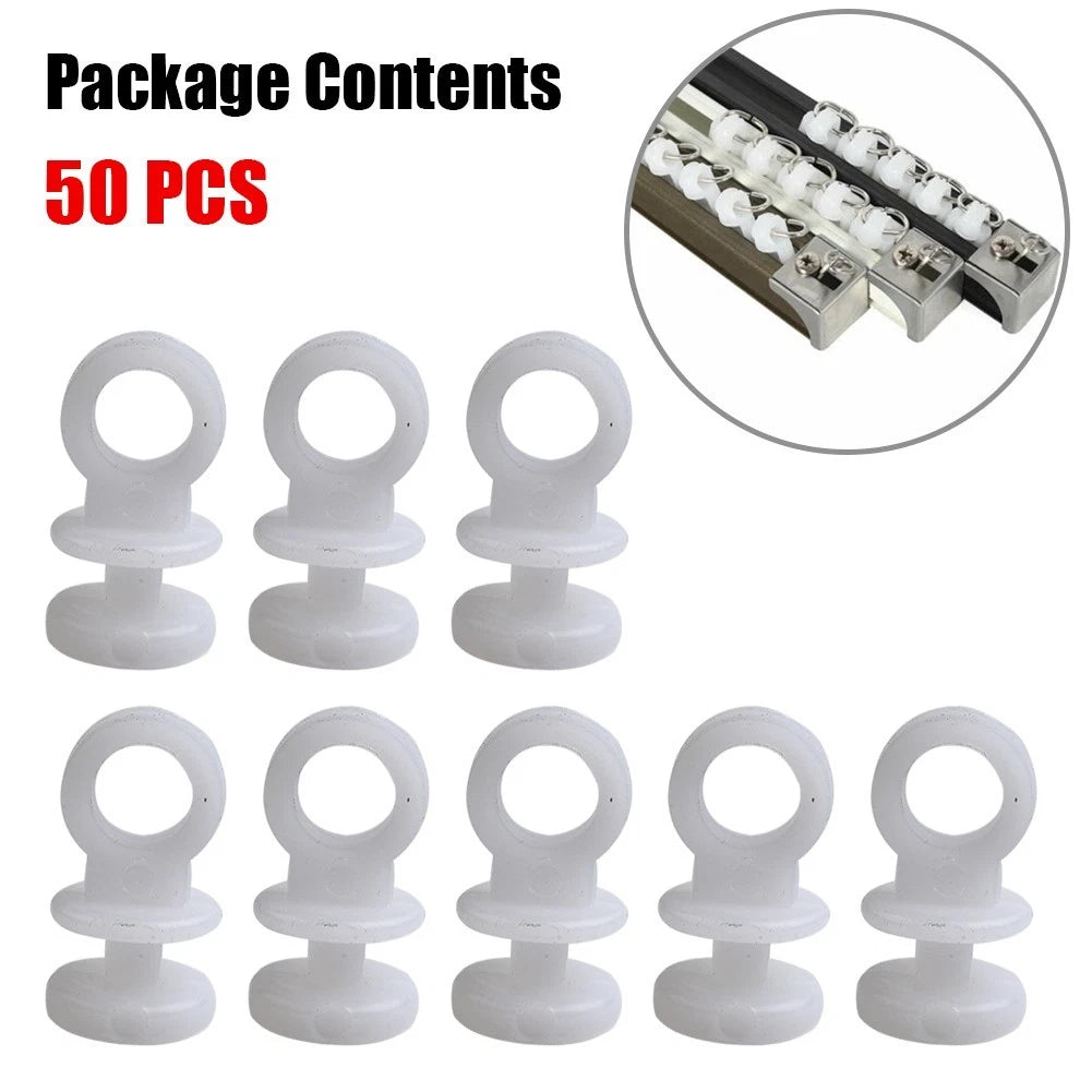 Curtain Track Gliders Runners for Caravan Boat Camper (Plastic)