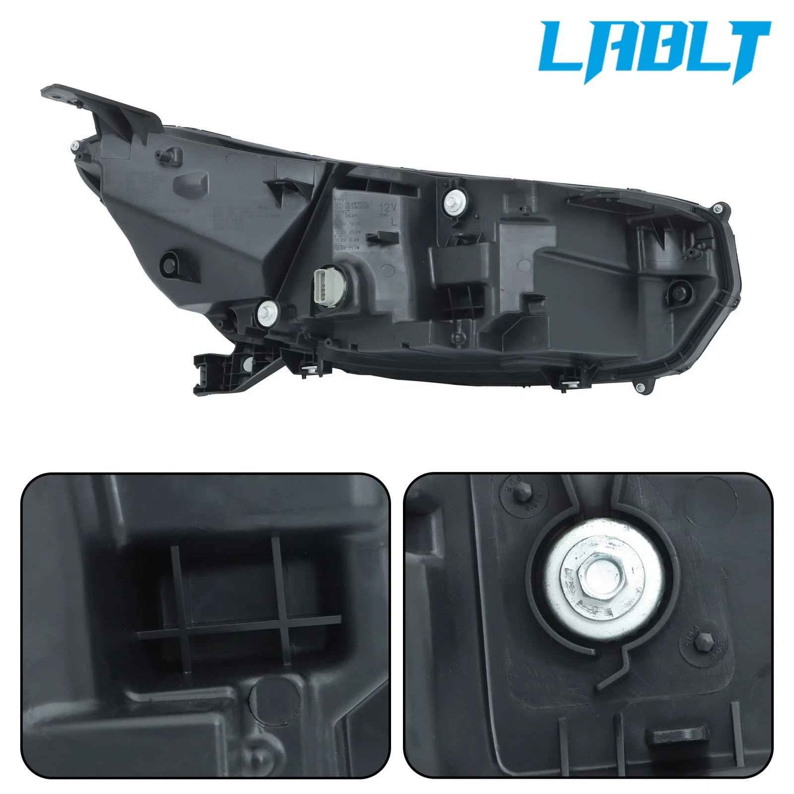 LED Chrome Headlight Assembly for Honda CR-V (2023–2024) LABLT