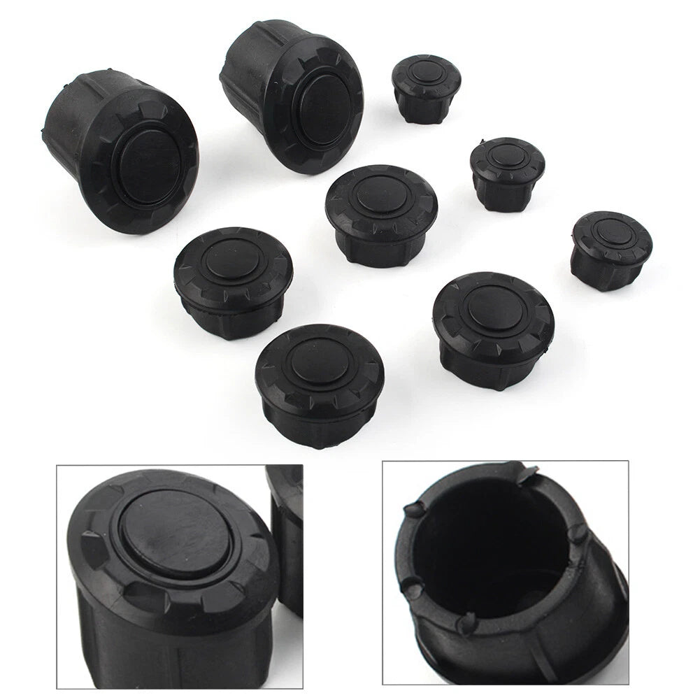 9PCS Frame Hole Cover Caps Plug Kit for BMW R1200GS LC Adventure (2014–2018)
