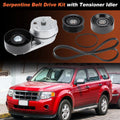 Serpentine Belt Tensioner with Idler Replacement for Ford Fusion (2006–2009)