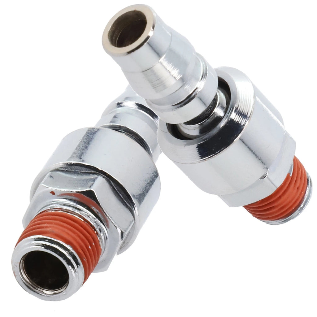 Set of 2 Pneumatic Quick Connectors for Air Compressors and Tools