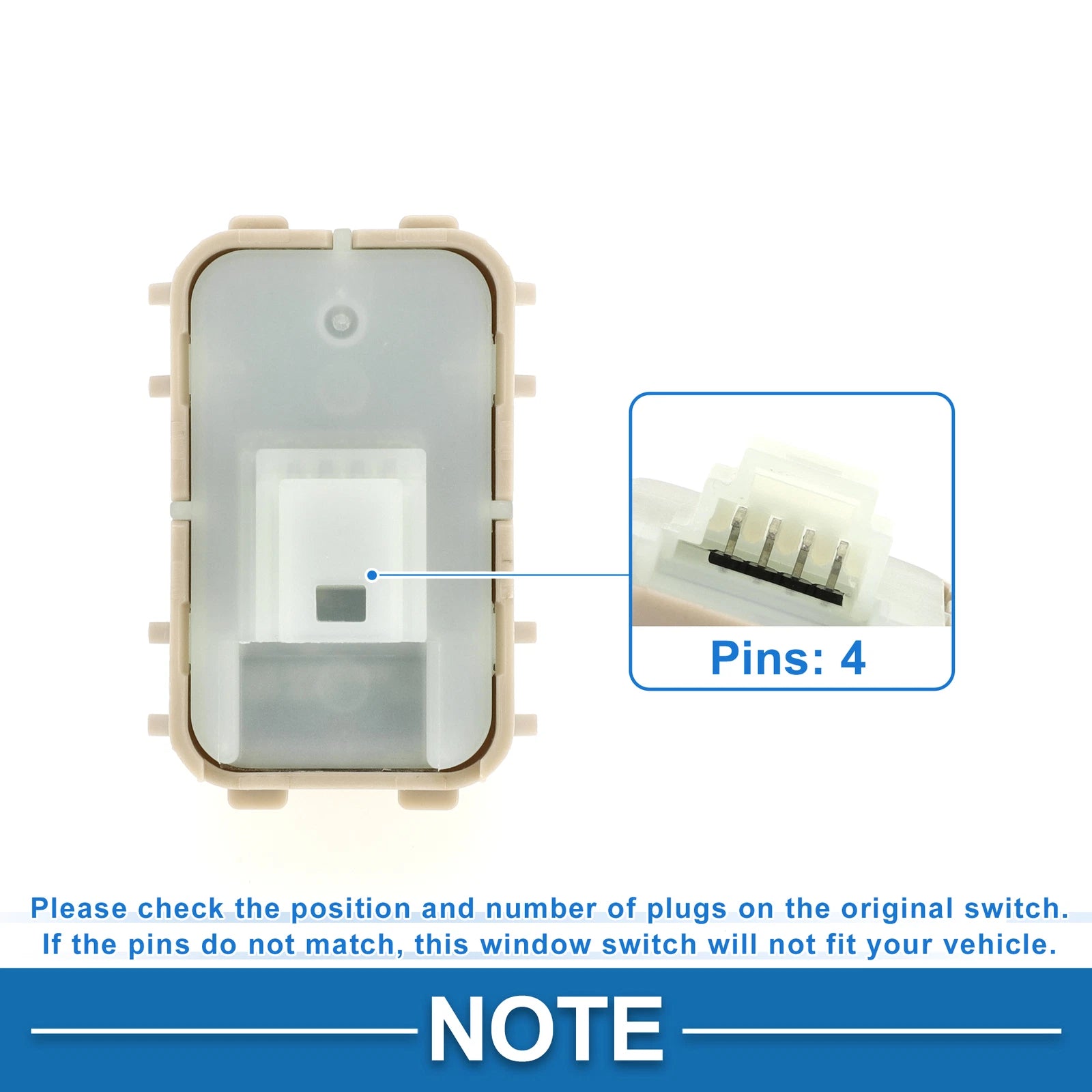 Power Window Switch for Mercedes-Benz E200 E250 E300 (2010–2016)