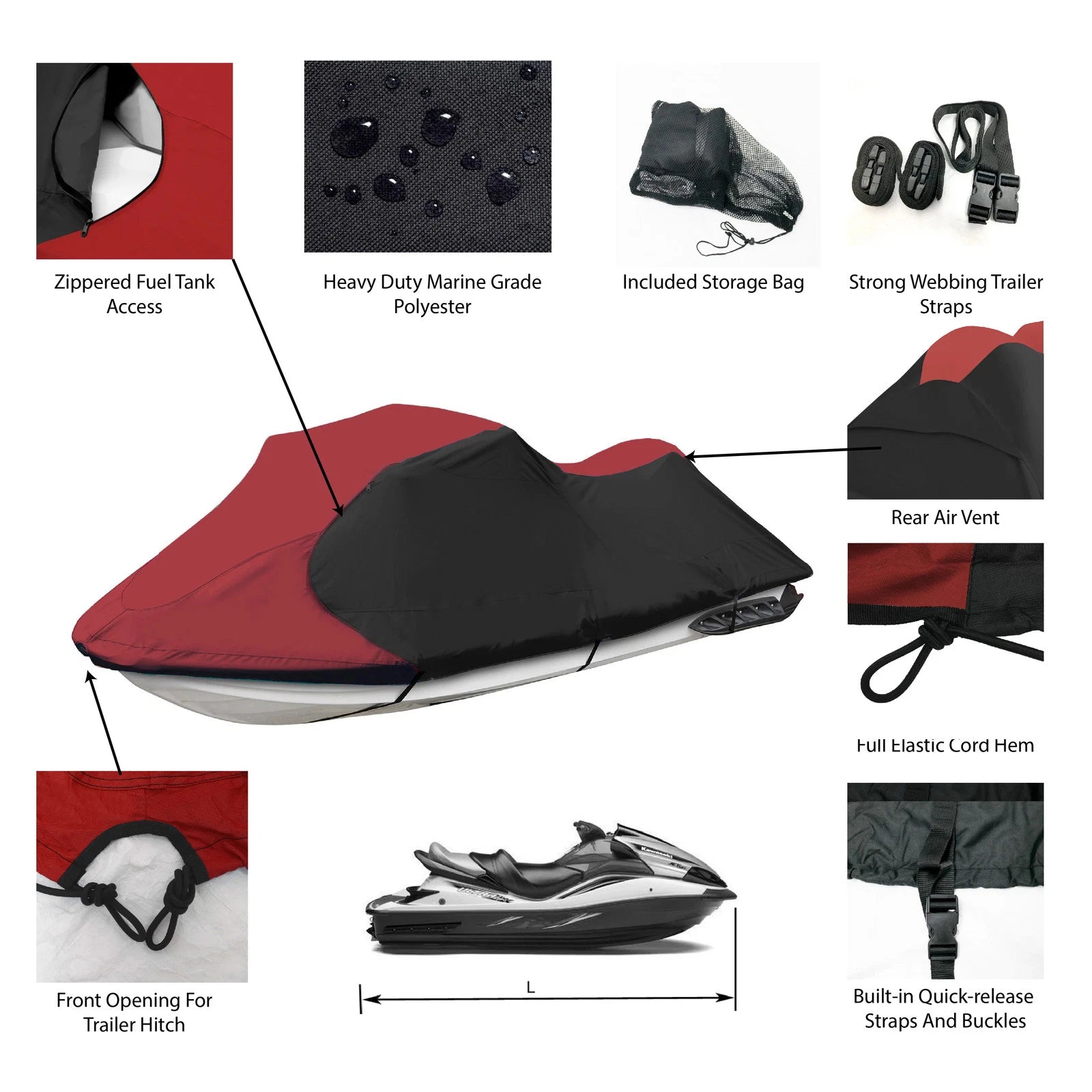 PWC Cover for Yamaha Wave Runner III (1990–1997)