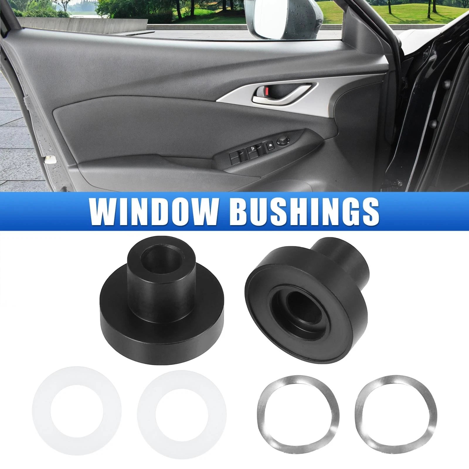 Car Window Bushings Kit for Mazda Miata (1990–2005) Replacement Set