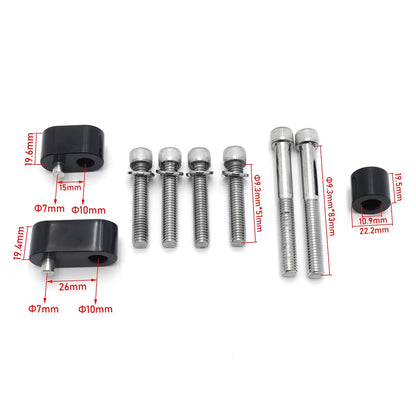 3/4" Footboard Extension Spacer for Harley Touring Road King Electra Glide (1997–2023)