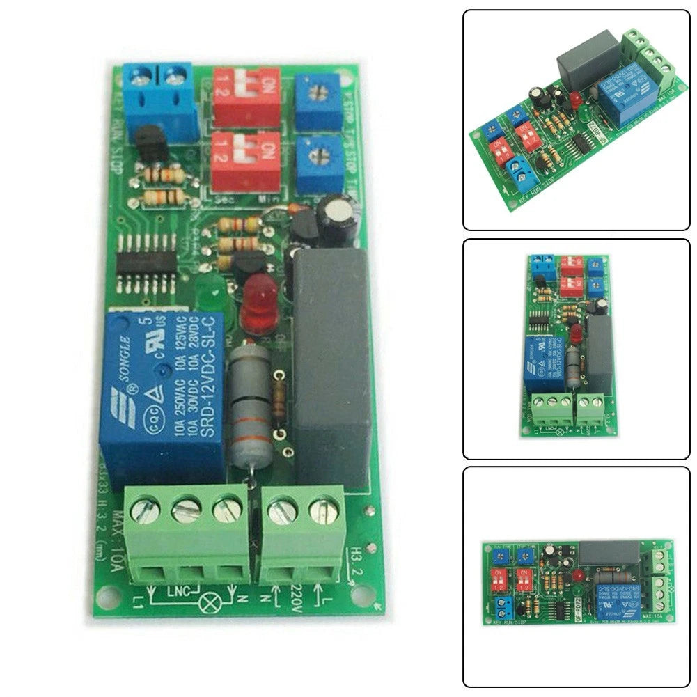 Timer Relay Switch Module for AC 110V 120V 220V