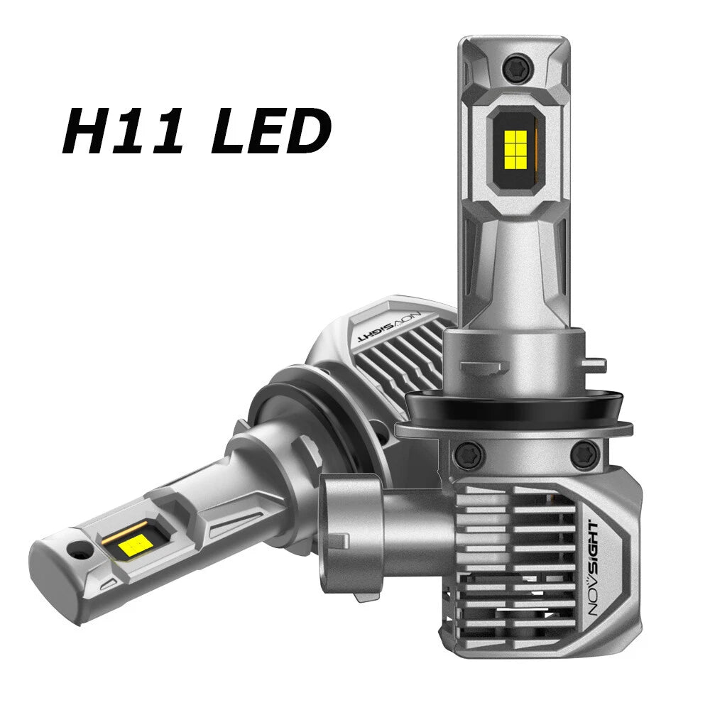 2X H11 LED Headlight Bulbs Conversion Kit 100W 6500K for