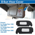 Sun Visor Cover Replacement for Dodge Ram 1500 (1994–2001) Left Right Black