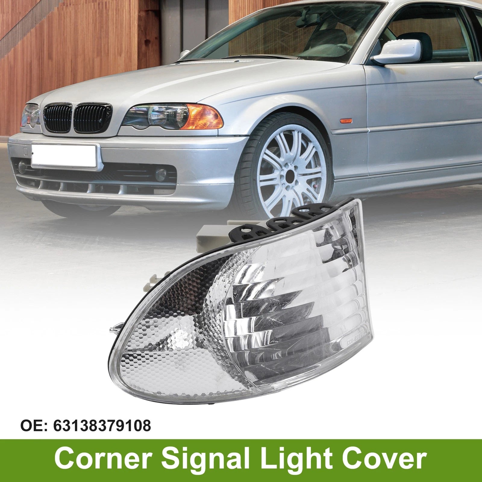 Right Corner Signal Light Cover Replacement for BMW 7 Series (1999–2001)