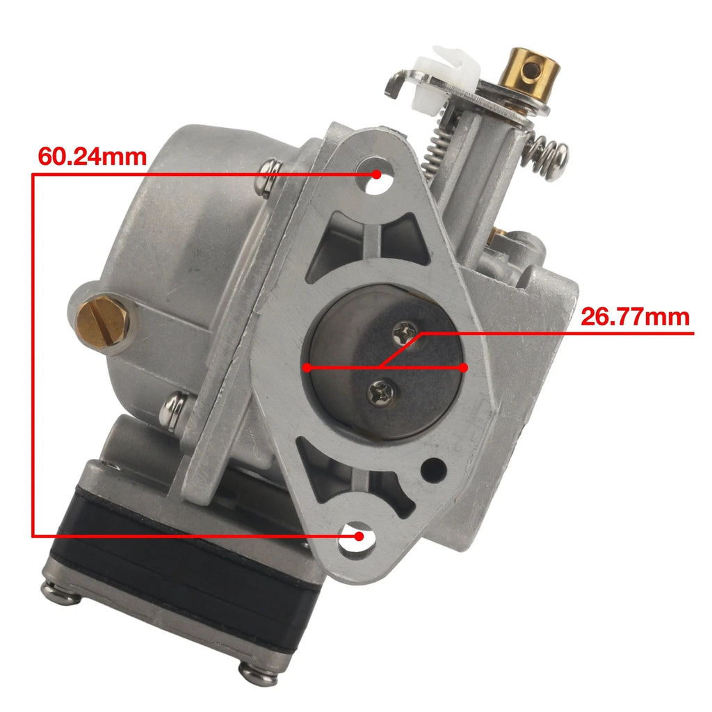 Carburetor with Gasket for Mercury Mariner 2-Stroke 4 5 HP