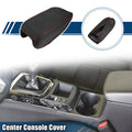 Center Console Armrest Cover Replacement for Audi Q2 (2018–2022) Faux Leather Black
