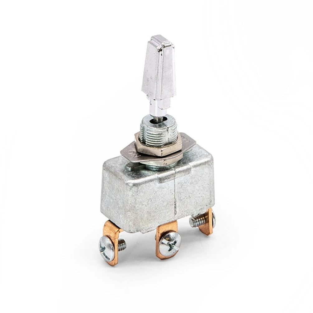 Chrome Toggle Switch 50 Amps 3 Pins for Heavy Duty Electrical Use