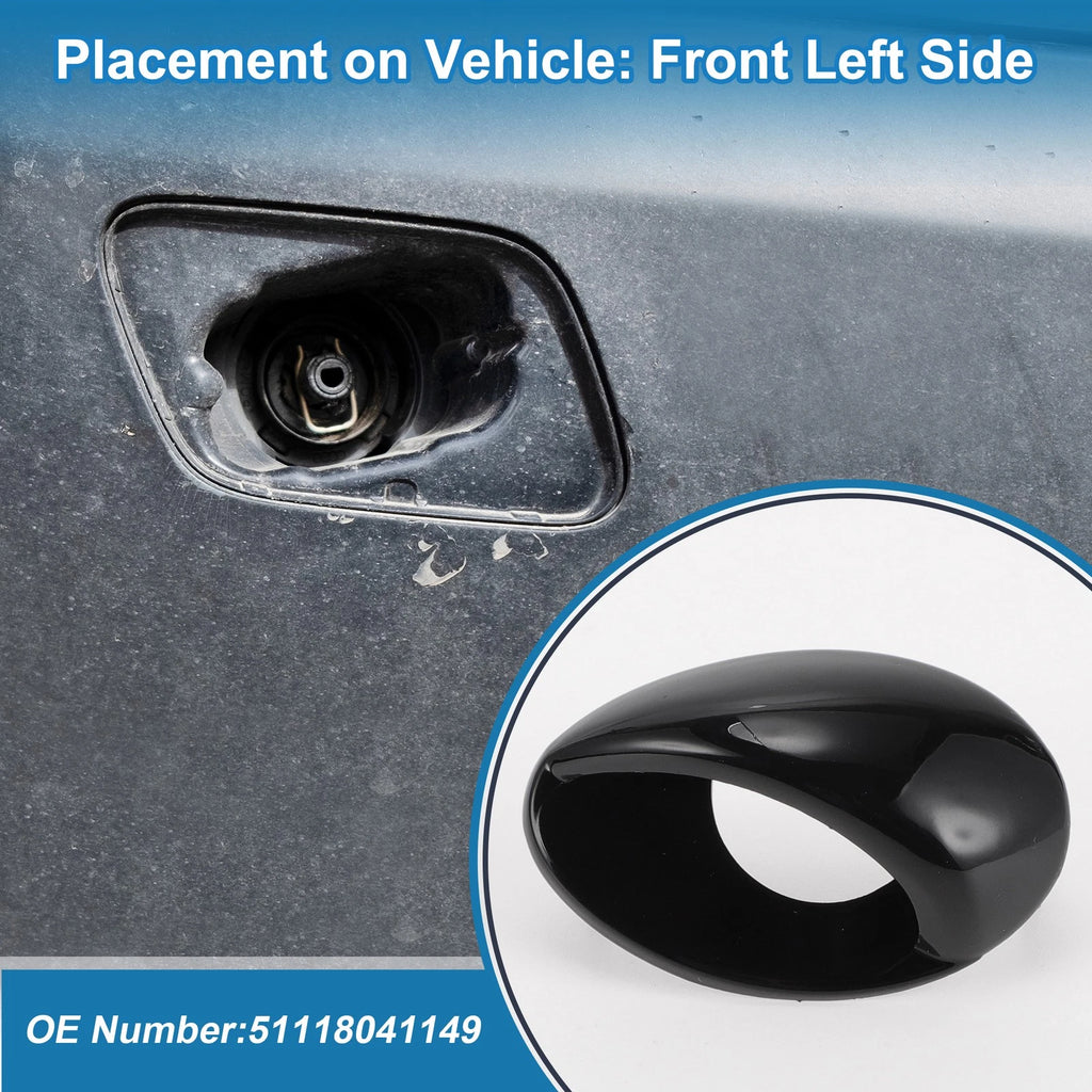 Front Left Headlight Washer Nozzle Cover Cap for BMW M3 (2008–2013)