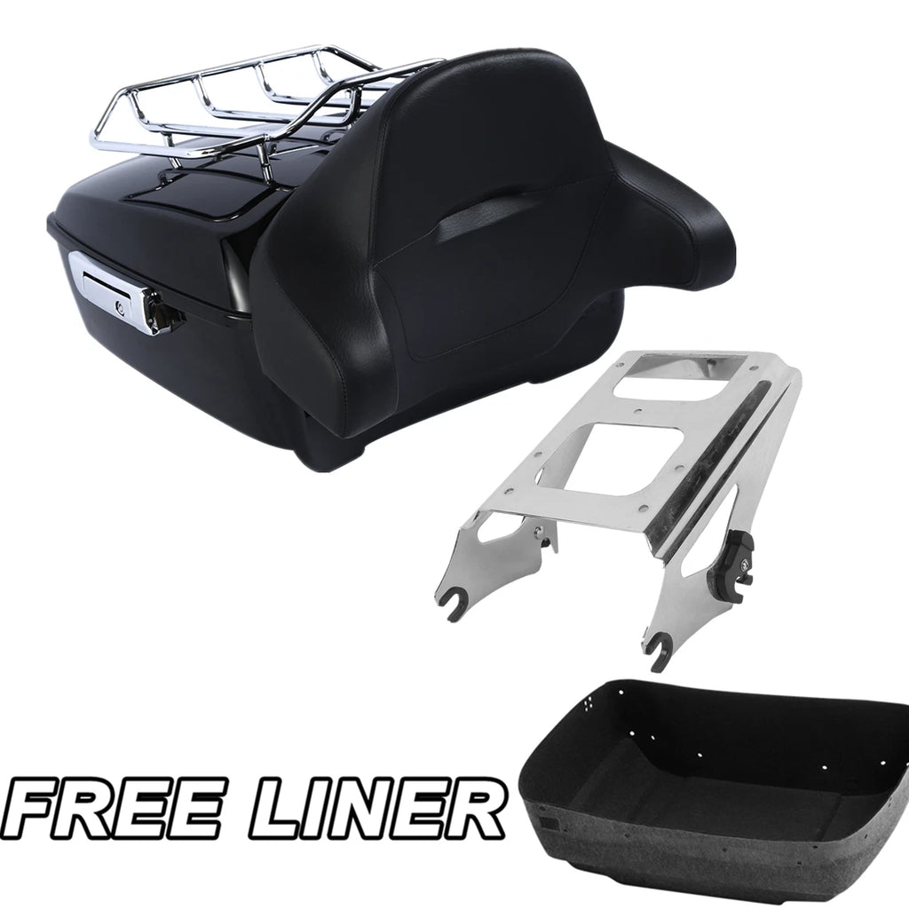 Trunk Backrest Rack Mount for Harley Touring Electra Road Glide (2009–2013)
