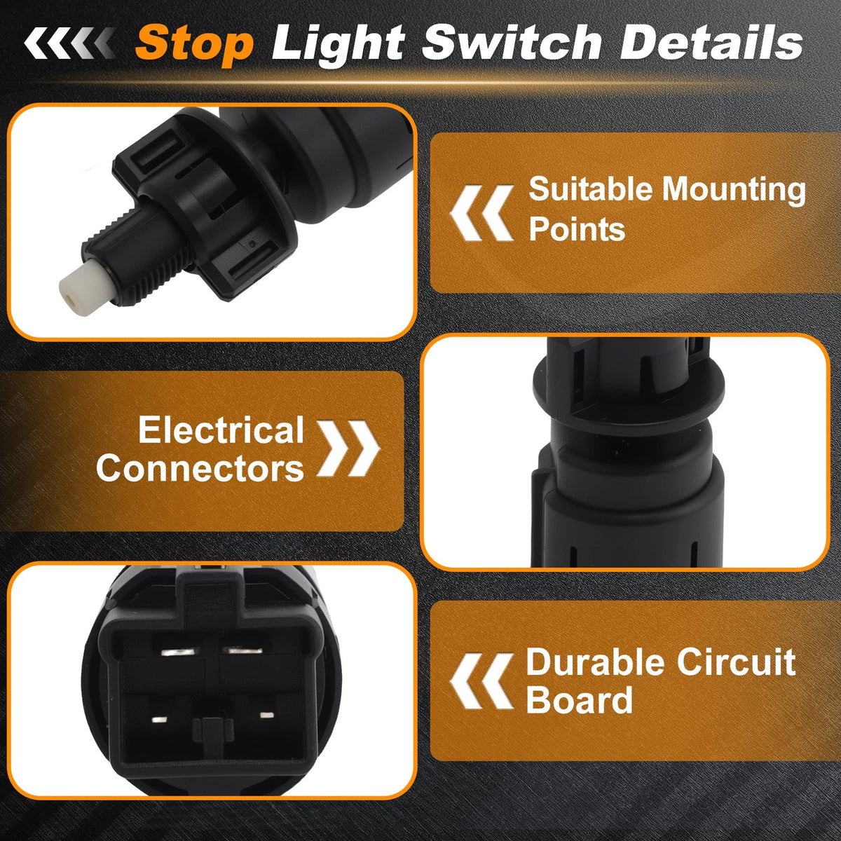Set of 1 Brake Light Switch for Honda Civic (2001–2005) SLS242T