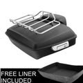 Chopped Trunk Backrest Pad Mount Rack for Harley Touring (2009–2013)