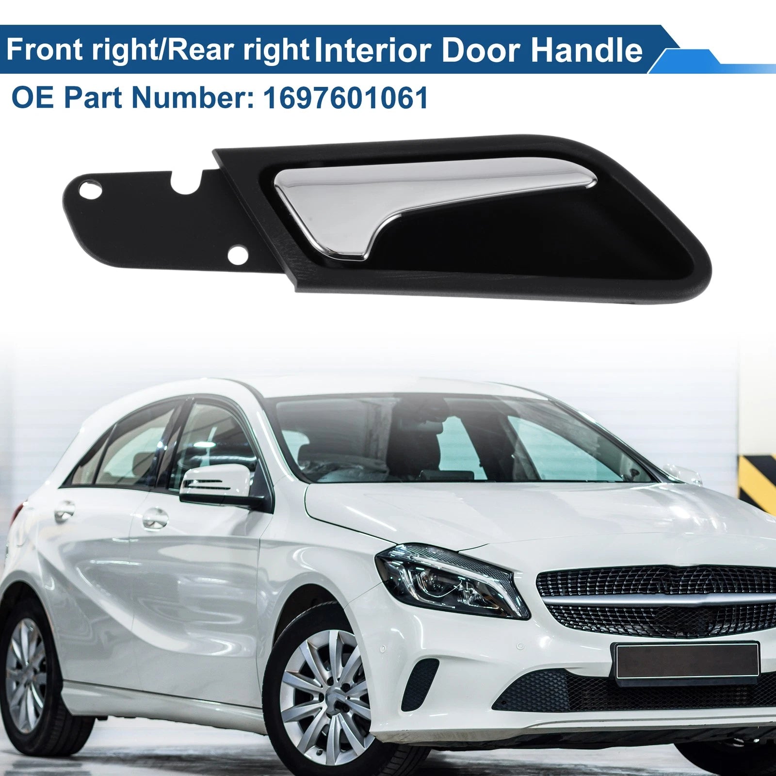 Front Driver Side Interior Door Handle Replacement for Mercedes-Benz C-Class (2004–2012)