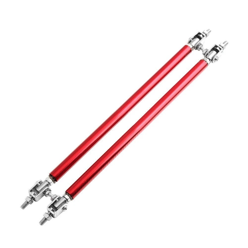 Adjustable Front Bumper Lip Splitter Strut Rod Tie Support Bar for Fit (2015)
