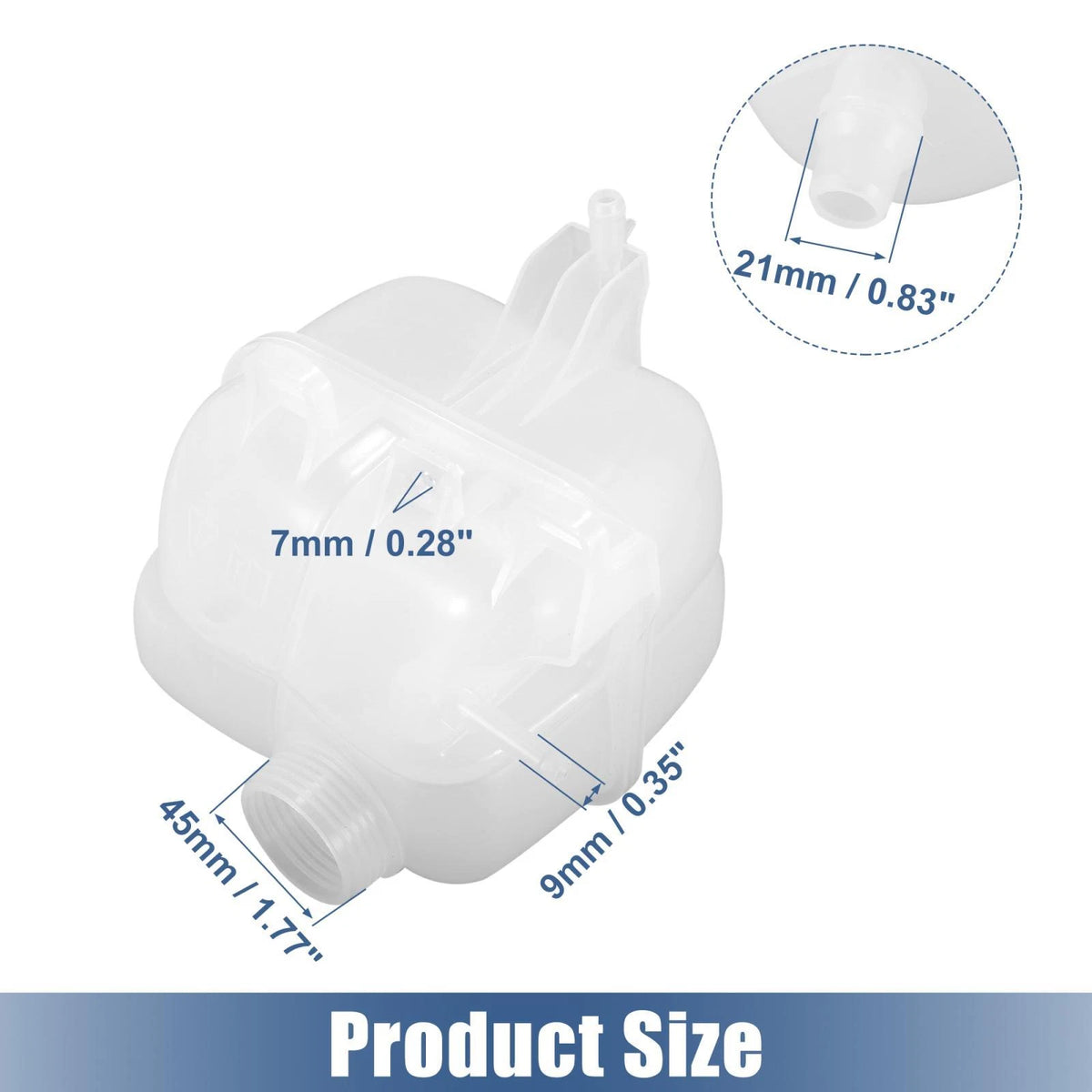 Coolant Overflow Reservoir Expansion Tank 17137823626 for Mini Cooper (2007–2015)