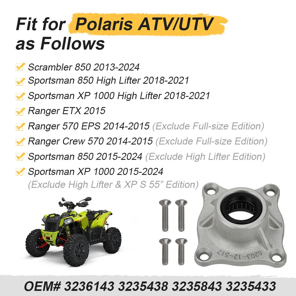 Front Pinion Cover Assembly 3236143 for Polaris Sportsman 850 1000 (2014–2023)