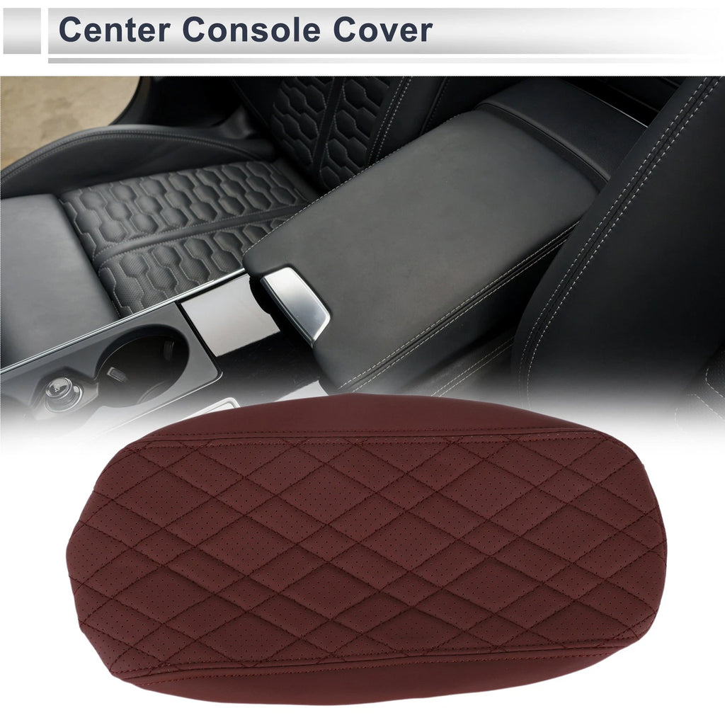 Car Center Console Cover Replacement for BMW 2 Series (2017–2023) Wine Red