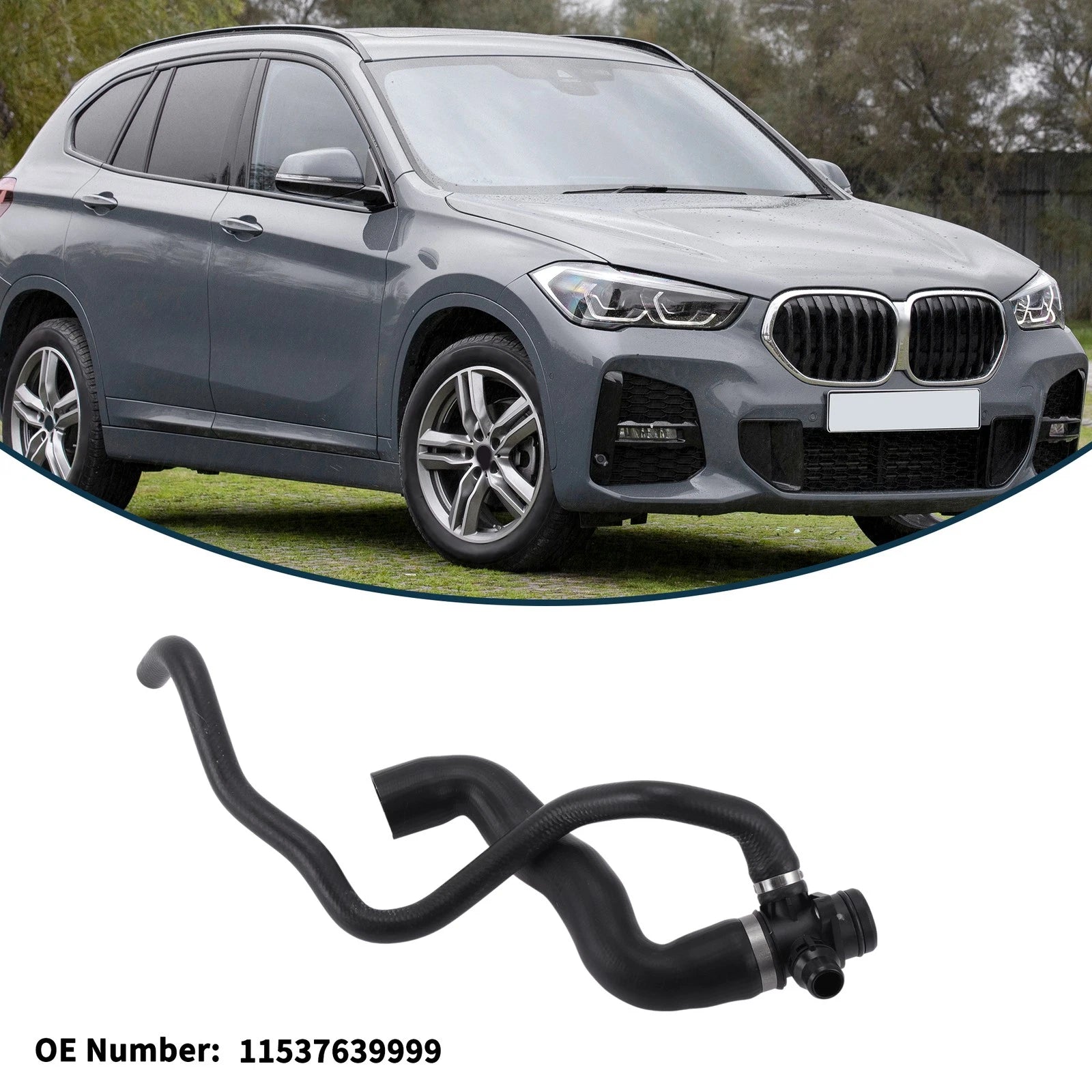 Radiator Hose Replacement for BMW X1 E84 (2009–2015) Rubber Coolant Pipe