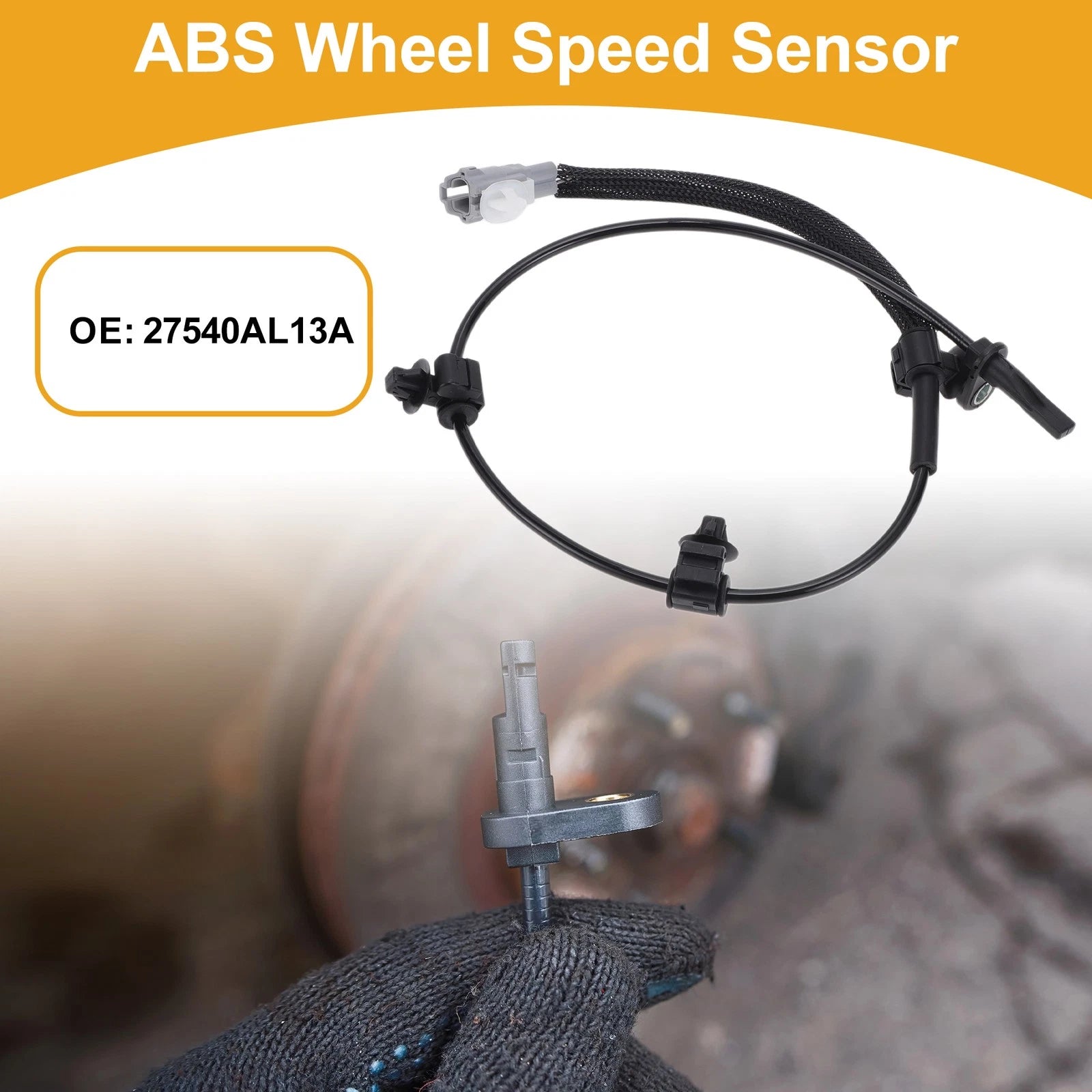 ABS Wheel Speed Sensor Rear Left Replacement for Subaru Outback (2010–2019)