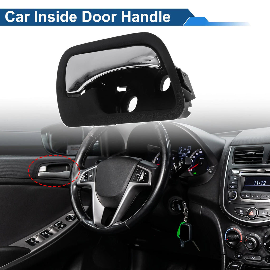 Front Driver Side Interior Door Handle for Honda Accord 2003–2007 Black