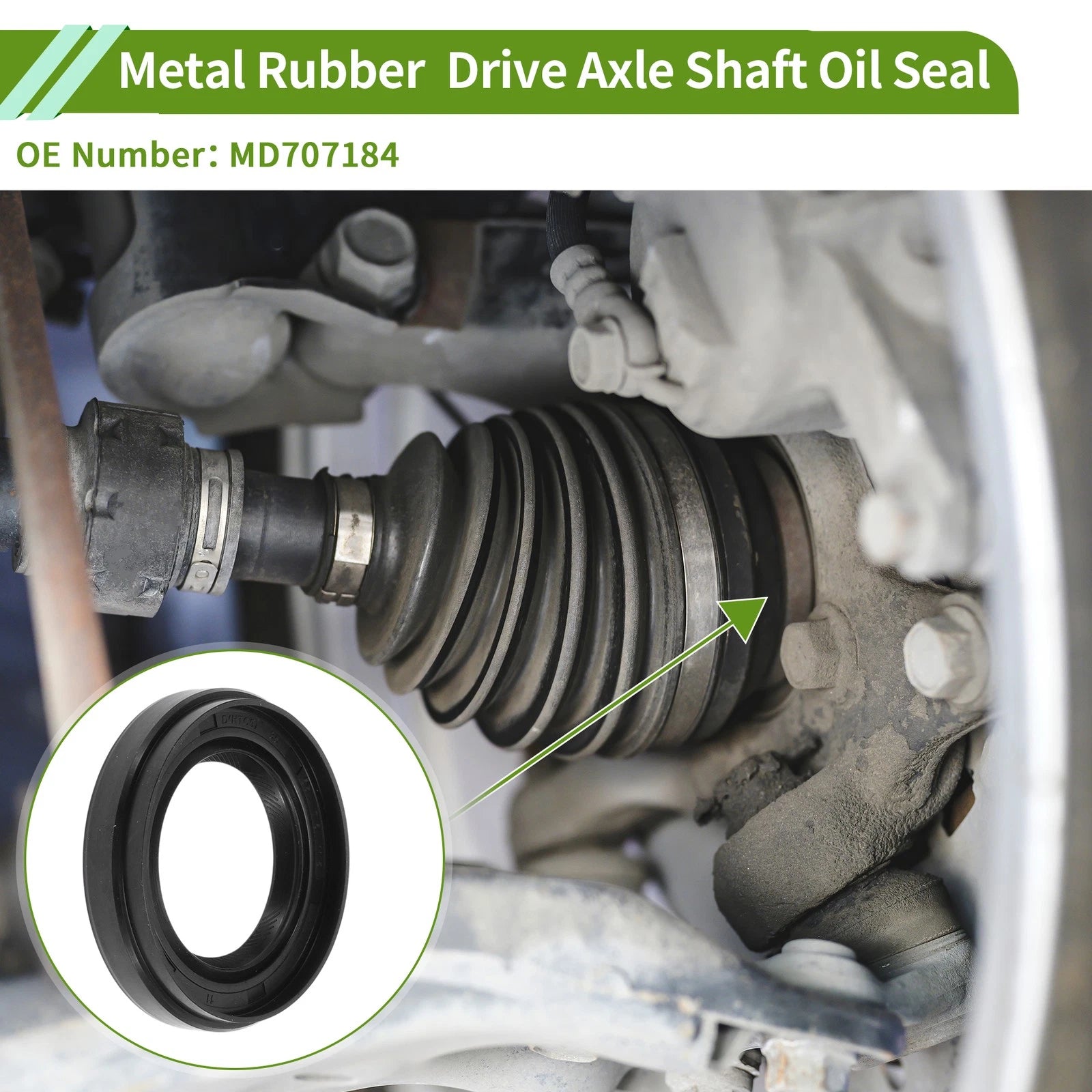 Half Shaft Oil Seal for Hyundai Accent (1995–1998) Replacement
