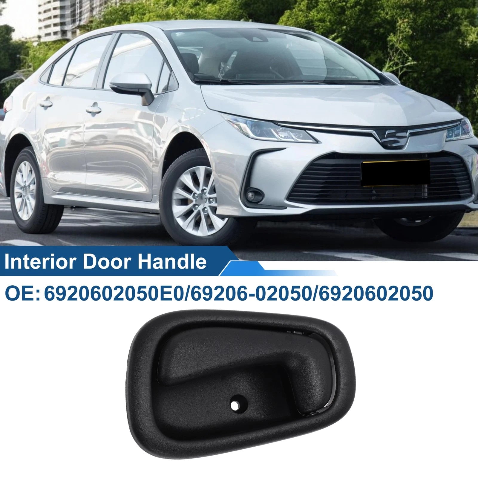 Front Passenger Side Interior Door Handle Replacement for Toyota Corolla (2003–2019)