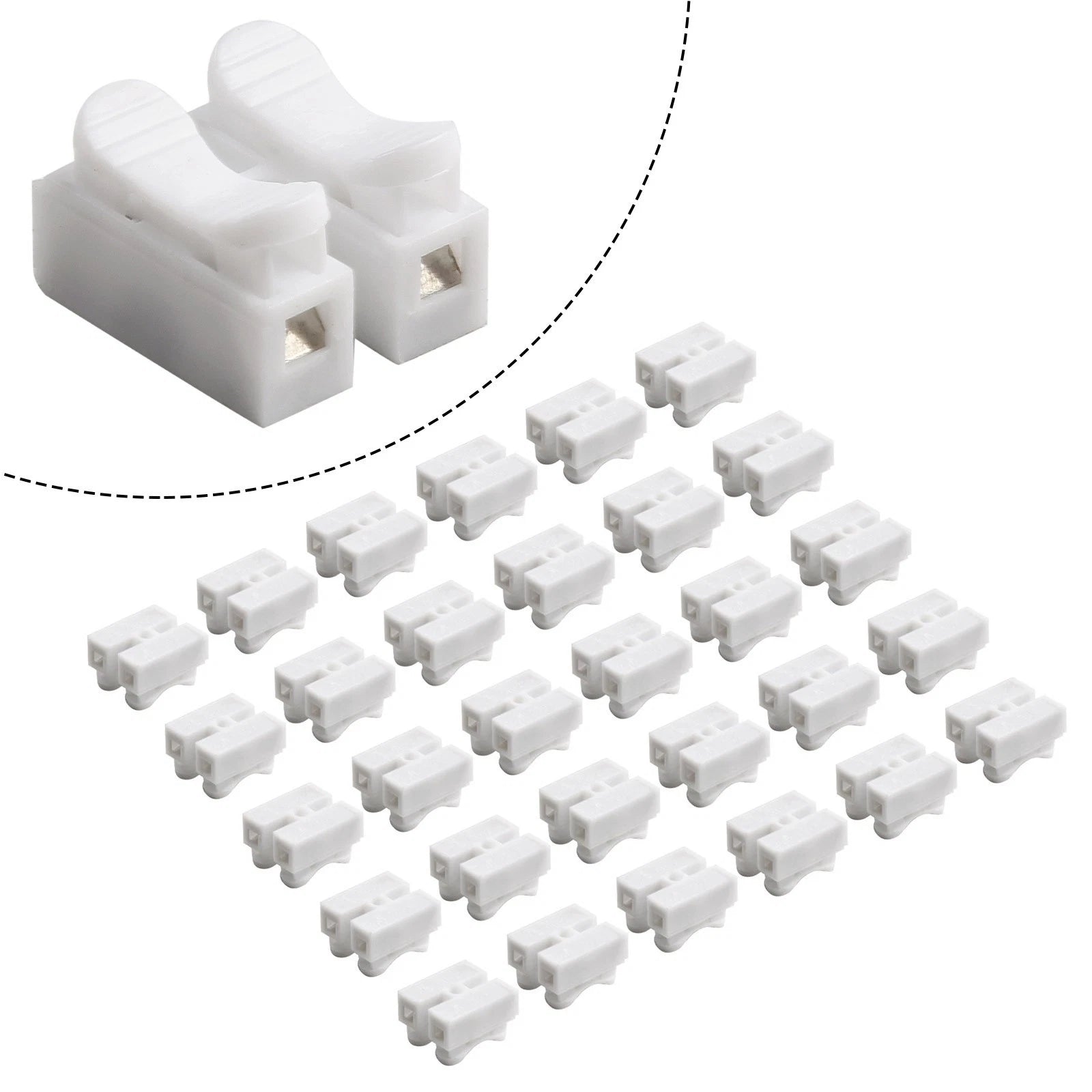 30 Pcs Quick Wire Connector for CH2 (Universal)