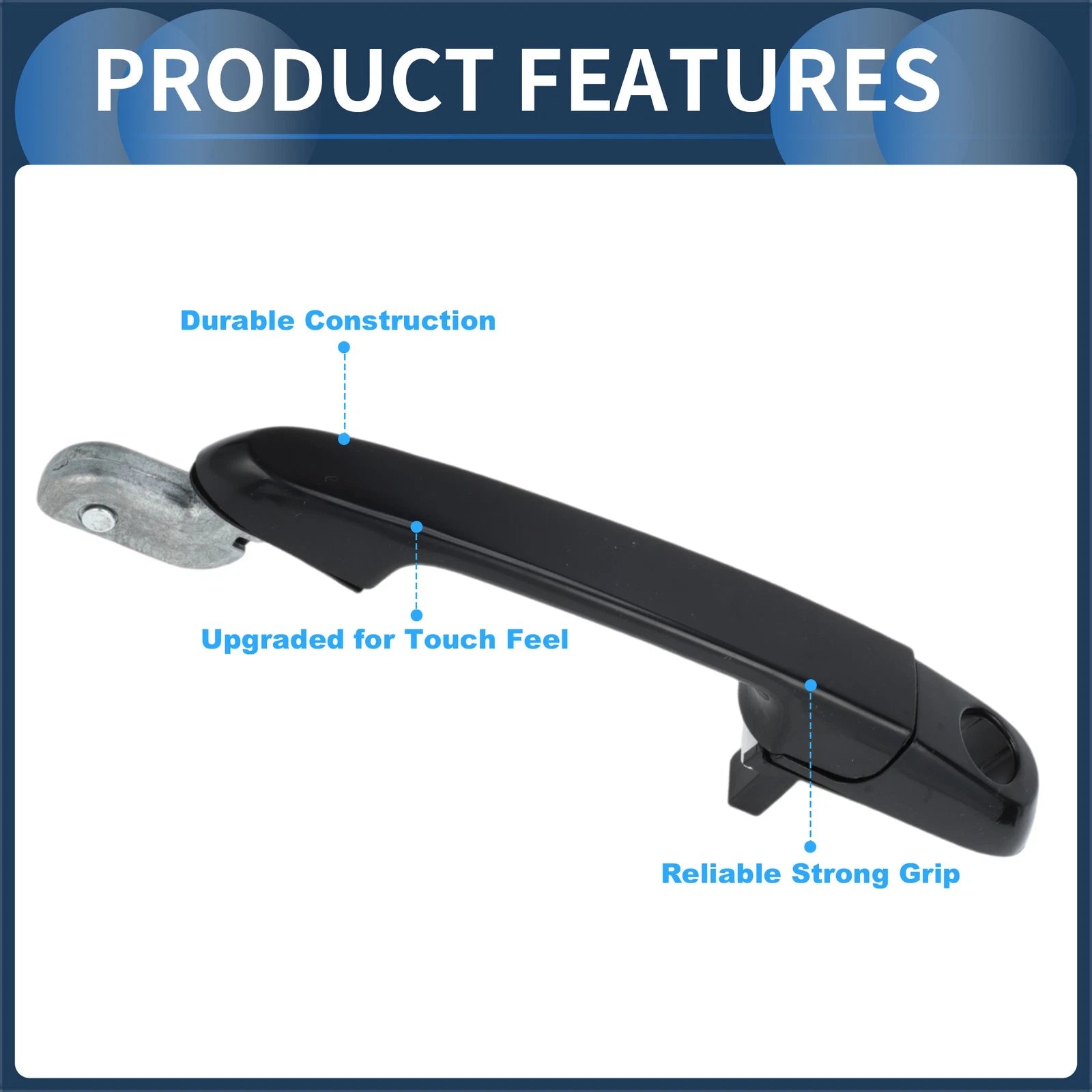 Door Handle Front Left Replacement for Hyundai Accent GLS (2006–2011)
