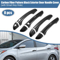 8PC Side Door Handle Cover Trim for Hyundai Elantra (2017–2020) Smart Key Hole
