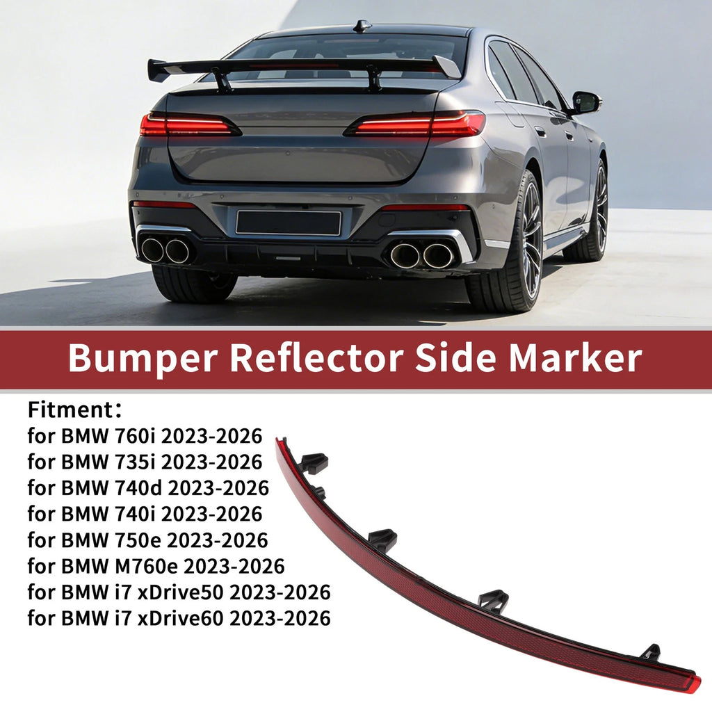 Rear Right Bumper Reflector Replacement for BMW 760i (2023–2026)