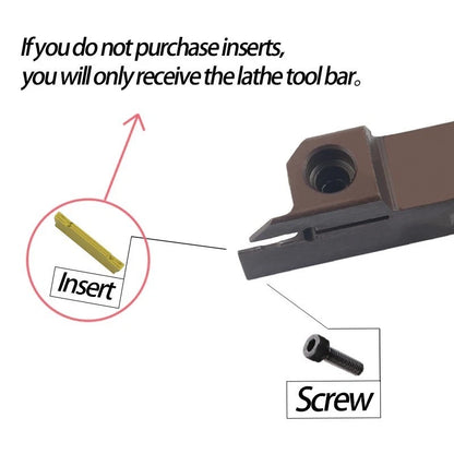 Slotting Tool Holder Cut-off Blade Cutting Insert for Heavy Duty
