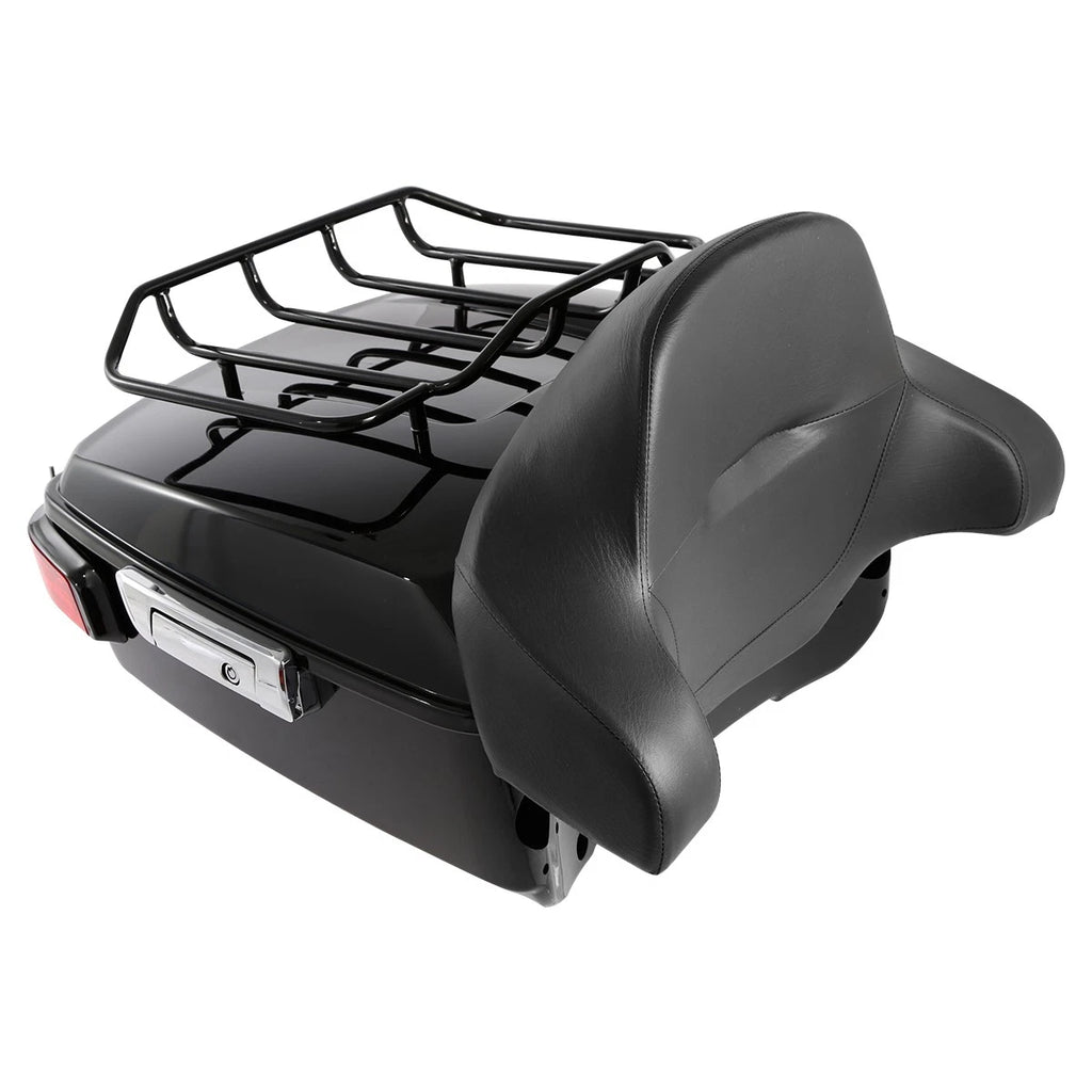 LED Light Mount Rack Backrest Pad for Harley Road Glide (2014–2026)