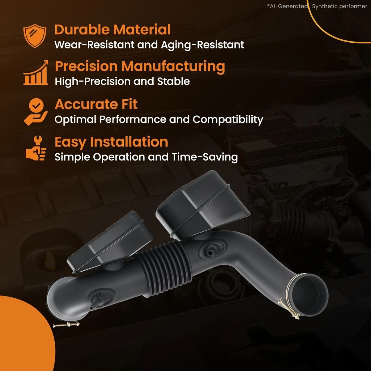 Air Intake for Hyundai Santa Fe 2.4L DOHC (2010–2012) 281402P200