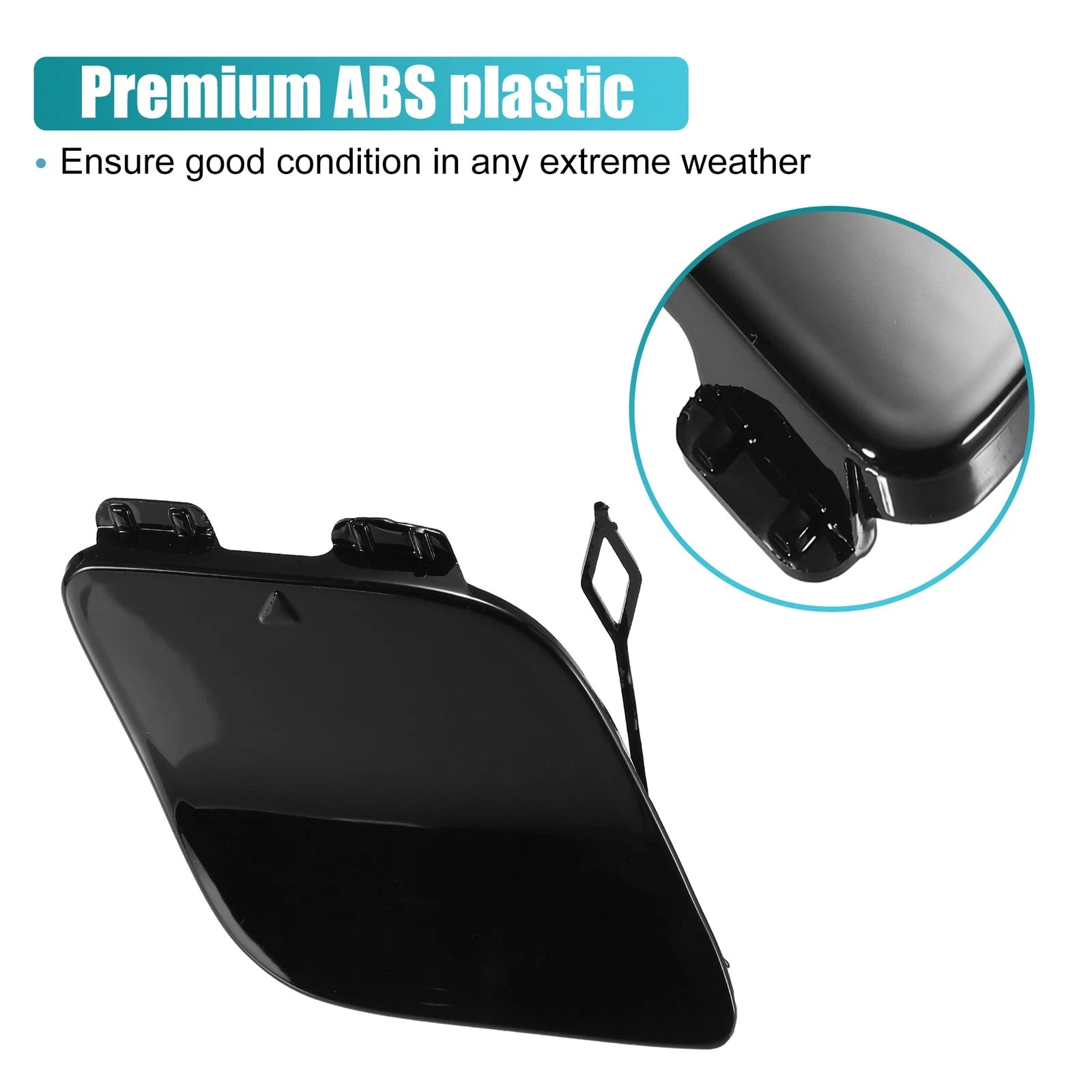Front Bumper Tow Hook Cover Replacement for Mercedes-Benz (2007–2015)