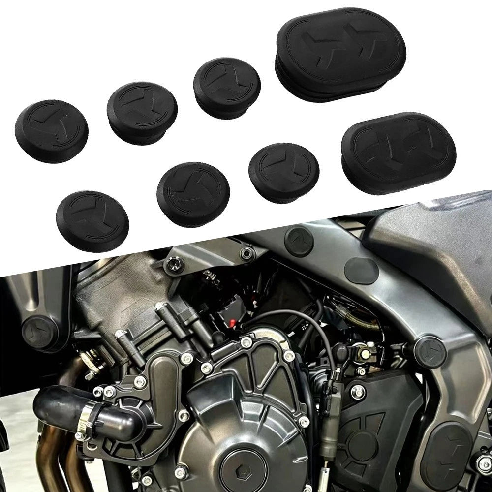 Frame Hole Cover Caps Plug for Yamaha MT-09 (2021–2025)
