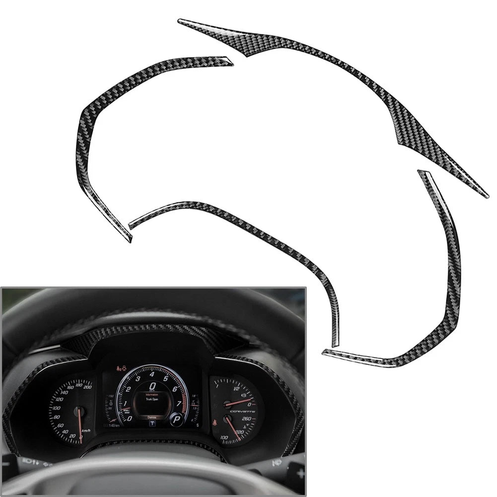 Carbon Fiber Dashboard Panel Trim for Chevrolet Corvette C7 (2014–2019)