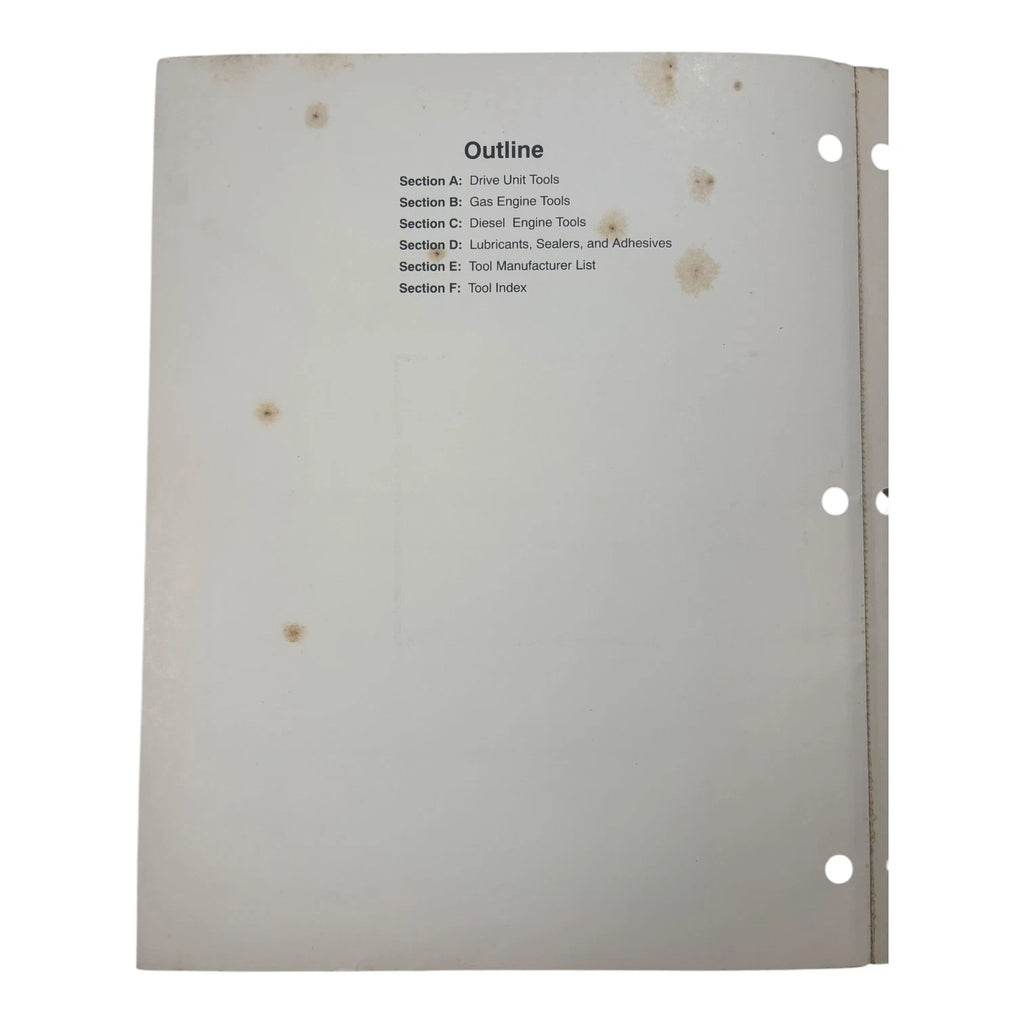 Drive Units Special Tools Manual for MerCruiser (1993) 90-806737