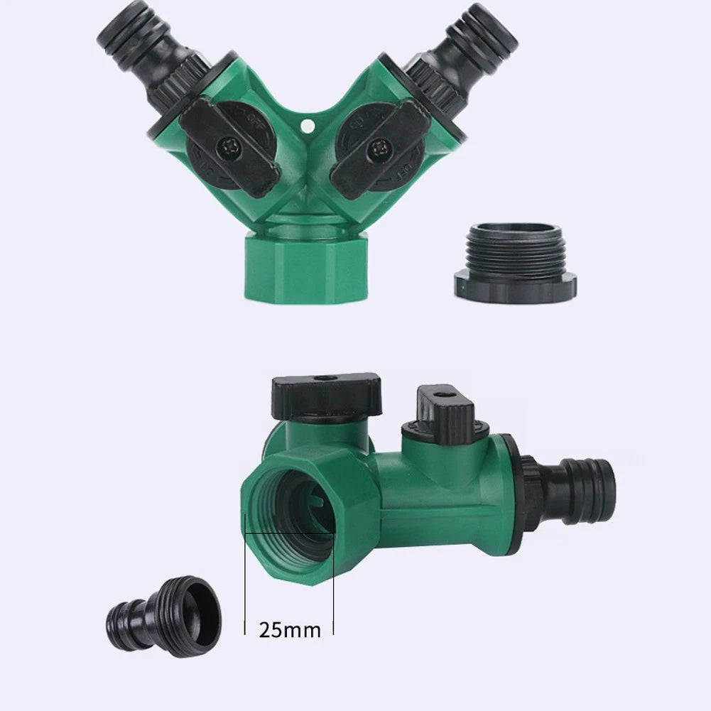 2-Way Hose Pipe Splitter for Efficient Water Distribution