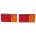 2X LED Trailer Tail Lights Assemblies Kit for