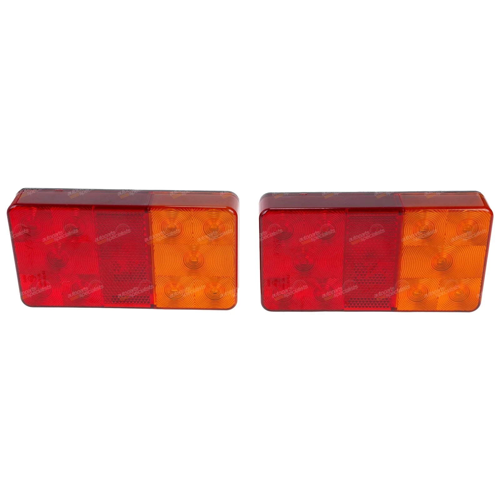 2X LED Trailer Tail Lights Assemblies Kit for