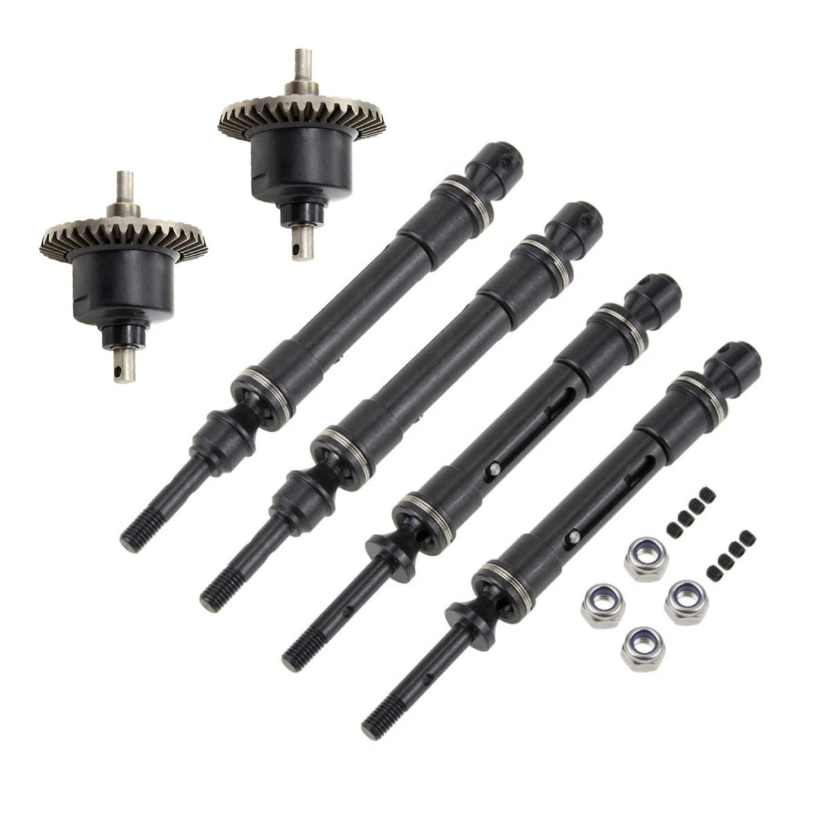 Drive Shafts + Gear Differential for Traxxas Slash 4x4 VXL (2010–2019)