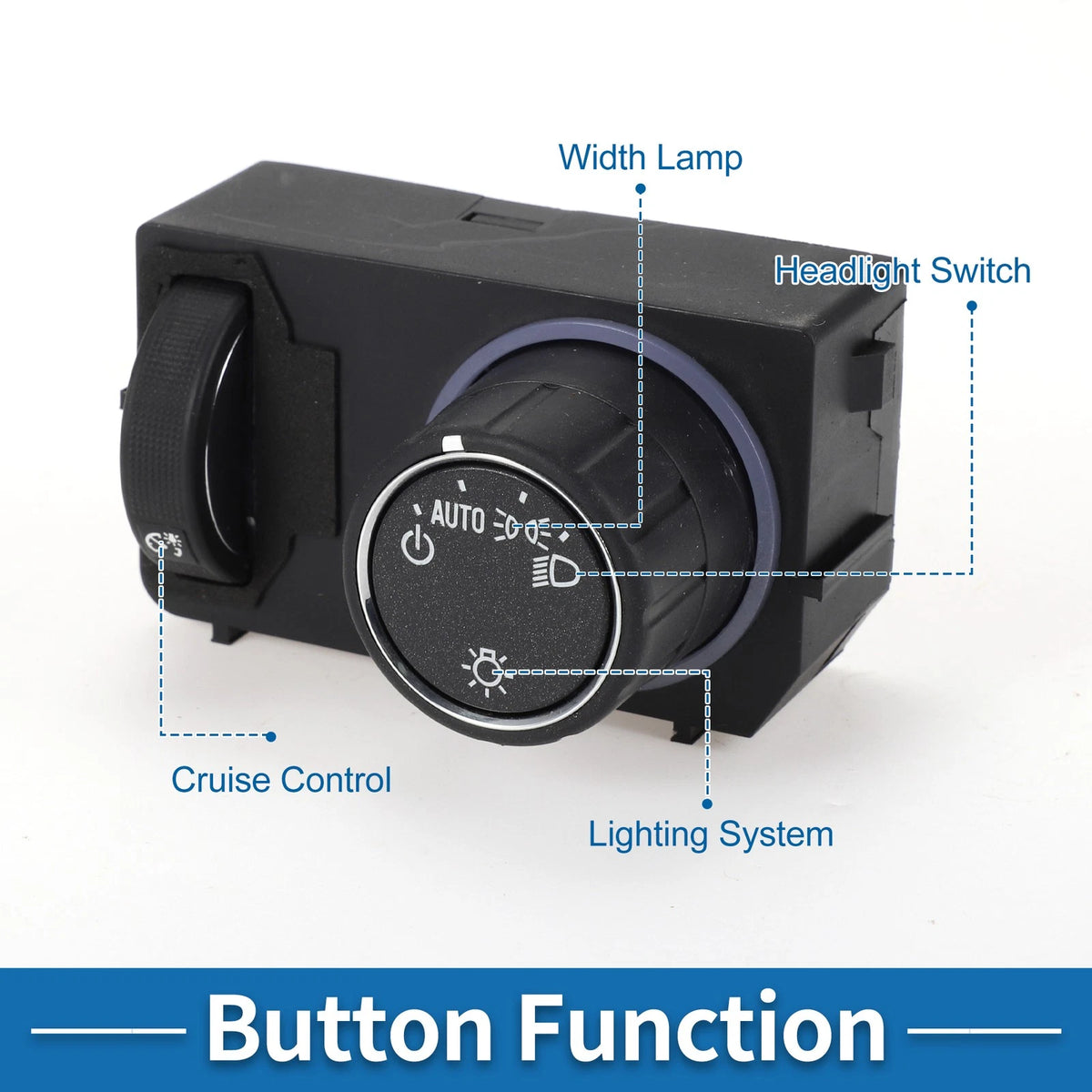Headlight Switch for Chevrolet Silverado 1500 (2014–2018) No.23187805/84 154109/1S12901