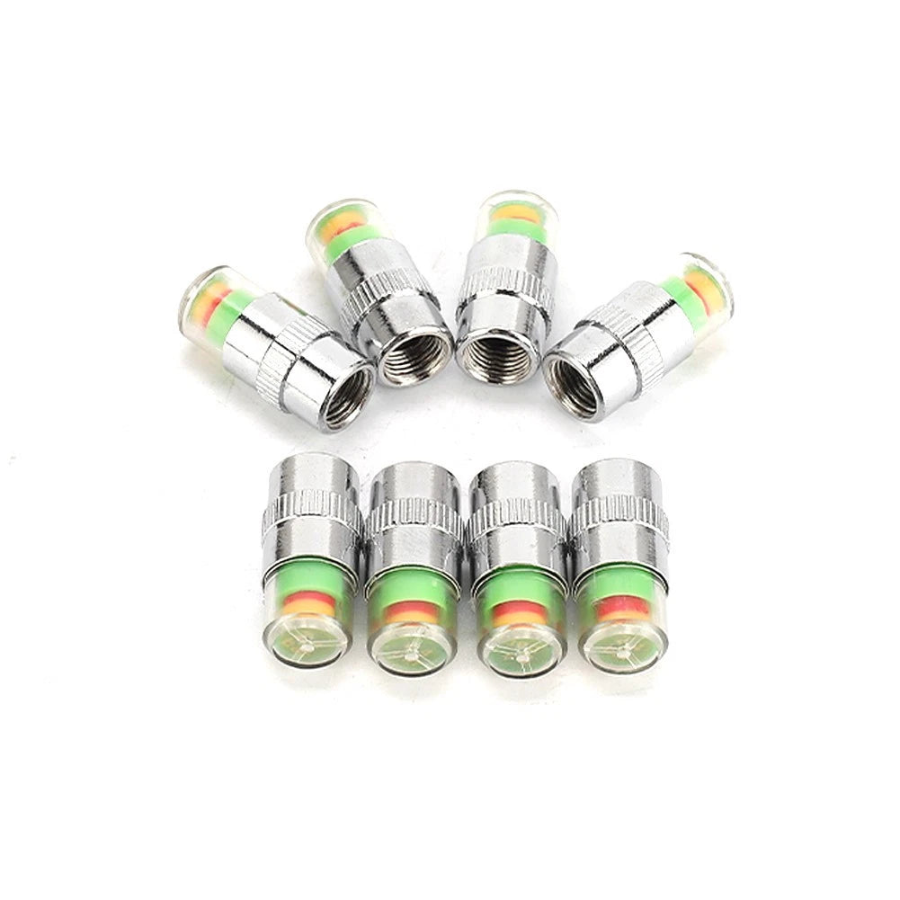 8pcs Tire Pressure Monitor Valve Cap with Sensor Indicator for Universal (2010–2023)