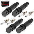 Set of 4 Ignition Coils & Iridium Spark Plugs for Suzuki GSX-R600 GSX-R750 GSX-R1000 (2001–2023)